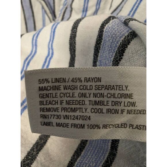 A New Day Striped Short Sleeve V Neck Top - Picture 5 of 5